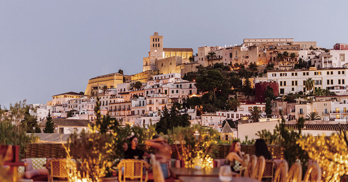 dalt vila ibiza from Sabbaba