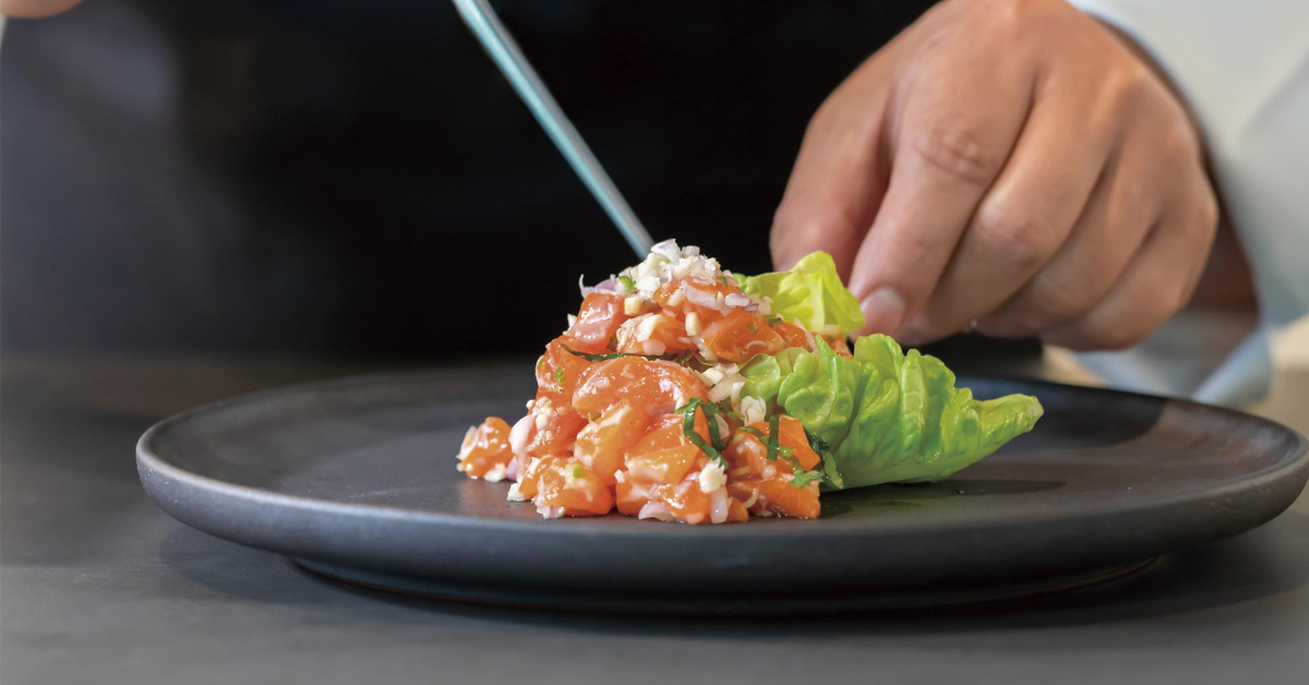 ensalada de salmon comida navidad